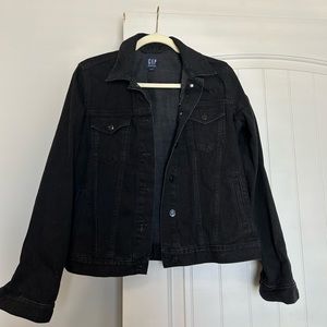GAP Black Jean Jacket